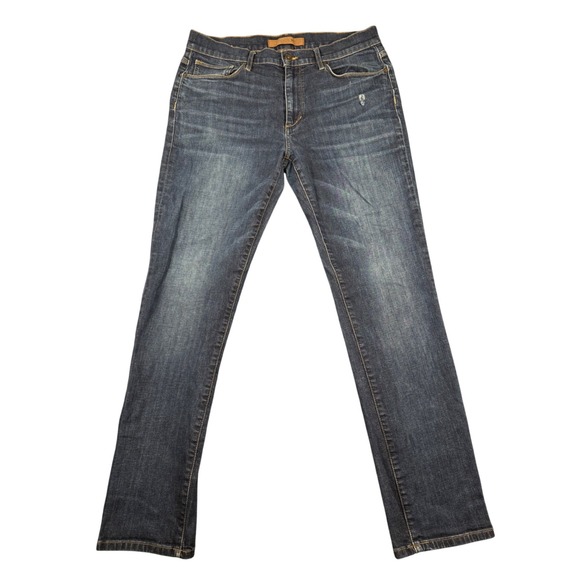 JOE'S Jeans Women's Brixton Straight Narrow Denim Blue Distressed 552 - Picture 1 of 9